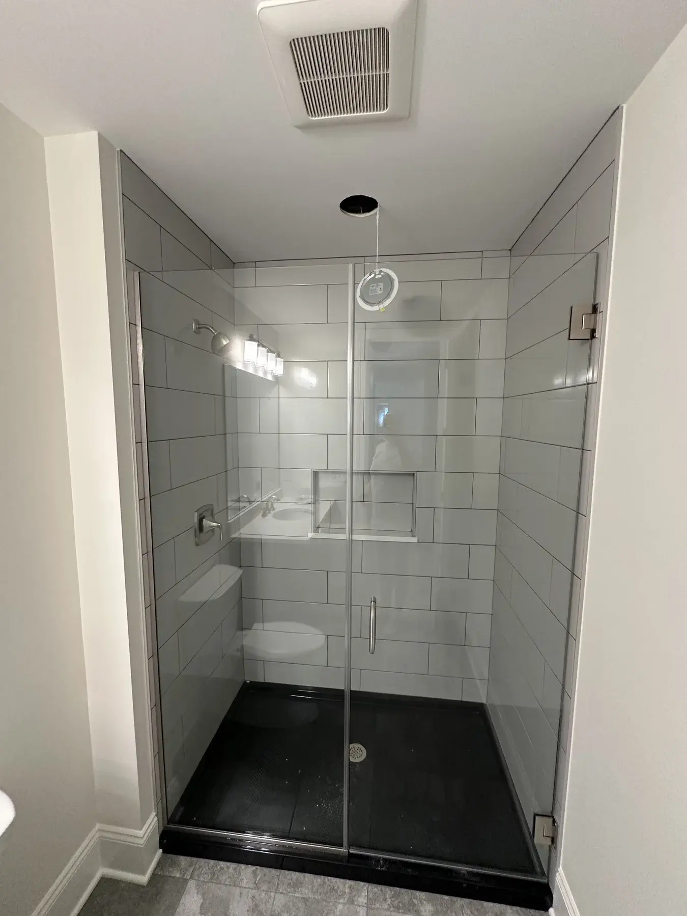 Bathroom Tile completed by ARA Flooring